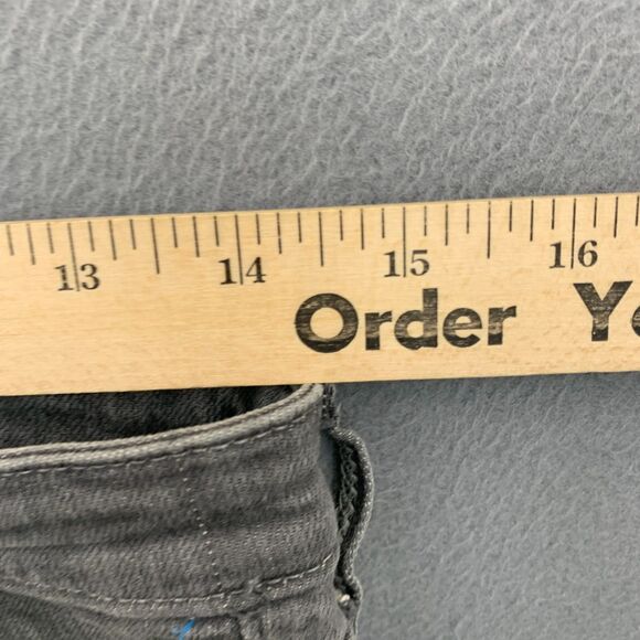 AG Adriano Goldshmied Jeans Size 27R Skinny Ankle Zip Gray Stretch 29X28 - Picture 11 of 16